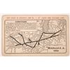 Image 2 : Wabash Railroad Pass with Map on Reverse  [134575]