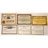 Image 1 : Montana Railroad Stock Certificate Group  [134623]