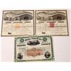 Image 1 : Railroad Stock Revenue Stamp Trio (3)  [145648]