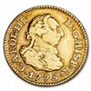 1778-M Spain Gold 1/2 Escudo Charles III AU