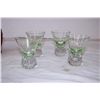 Image 6 : Villeroy & Boch Ruby Glasses + 4 glass shotglasses?