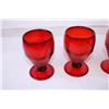 Image 2 : Vintage Ruby Red Glasses (5)