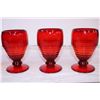 Image 3 : Vintage Ruby Red Glasses (5)