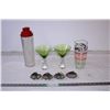 Image 1 : Cocktail Shaker and Glasses