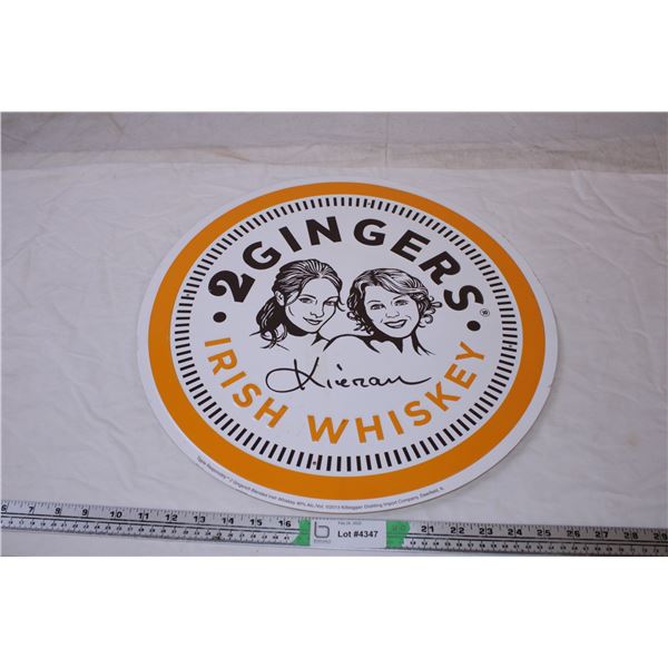 Iris Whiskey Tin sign - 2 Gingers