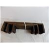 Image 4 : 3 pieces wall mount shelves - longest is 17"