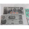 Image 2 : (9) Fascimile Bills of vintage state currency - blank backs
