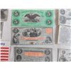 Image 4 : (9) Fascimile Bills of vintage state currency - blank backs