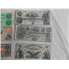 Image 5 : (9) Fascimile Bills of vintage state currency - blank backs