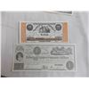 Image 5 : (9) Fascimile Bills of vintage state currency - blank backs