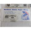 Image 6 : (9) Fascimile Bills of vintage state currency - blank backs