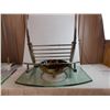 Image 1 : Glass CounterTop (3/4" thick) + Glass Sink Bowl + Metal Stand
