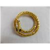 Image 3 : Gold Snake Bracelt + Gold Ring - no markings