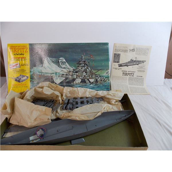 1965 German battleship TIRPITZ 1:28.5 scale