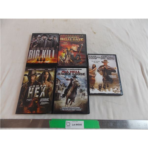 Assorted western movies (5)