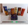 Image 1 : (7) tin containers (alcohol brands)