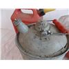 Image 2 : (3) gas cans - one metal