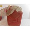 Image 4 : (3) gas cans - one metal