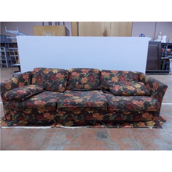 *Floral Couch - 7foot long