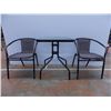 Image 1 : *Outdoor Glass table + 2 chairs