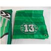 Image 3 : (2) Saskatchewan Rough Riders flags + bandana
