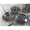 Image 2 : Catcora stainless steel cooking pots with lids (one lid missing, two extra lids)