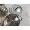 Image 5 : Catcora stainless steel cooking pots with lids (one lid missing, two extra lids)