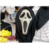 Image 3 : Halloween decor - Scream mask, batman belt, misc