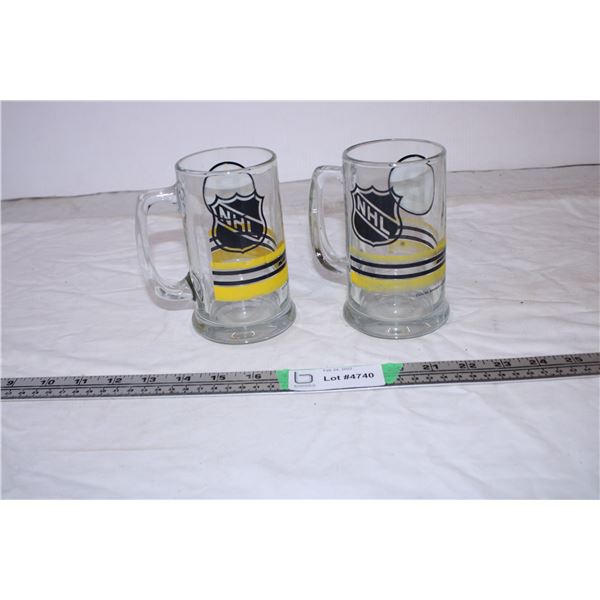 NHL Glass Mugs