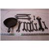 Image 1 : Various Wrenches, (small) cast iron pan