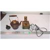 Image 1 : Copper Kettle, cast iron item + ornamets + misc