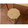 Image 2 : *Table + wood stool - table 3ftx30"x30" - stool is 26" tall