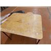 Image 4 : *Table + wood stool - table 3ftx30"x30" - stool is 26" tall