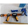 Image 2 : Block Timer, extension cord, wood crouquet hammer, silicone gun, toy popper