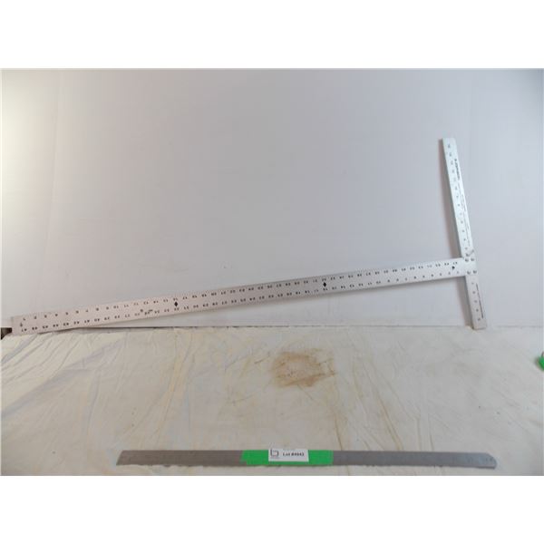 Heavy duty construction ruler 47