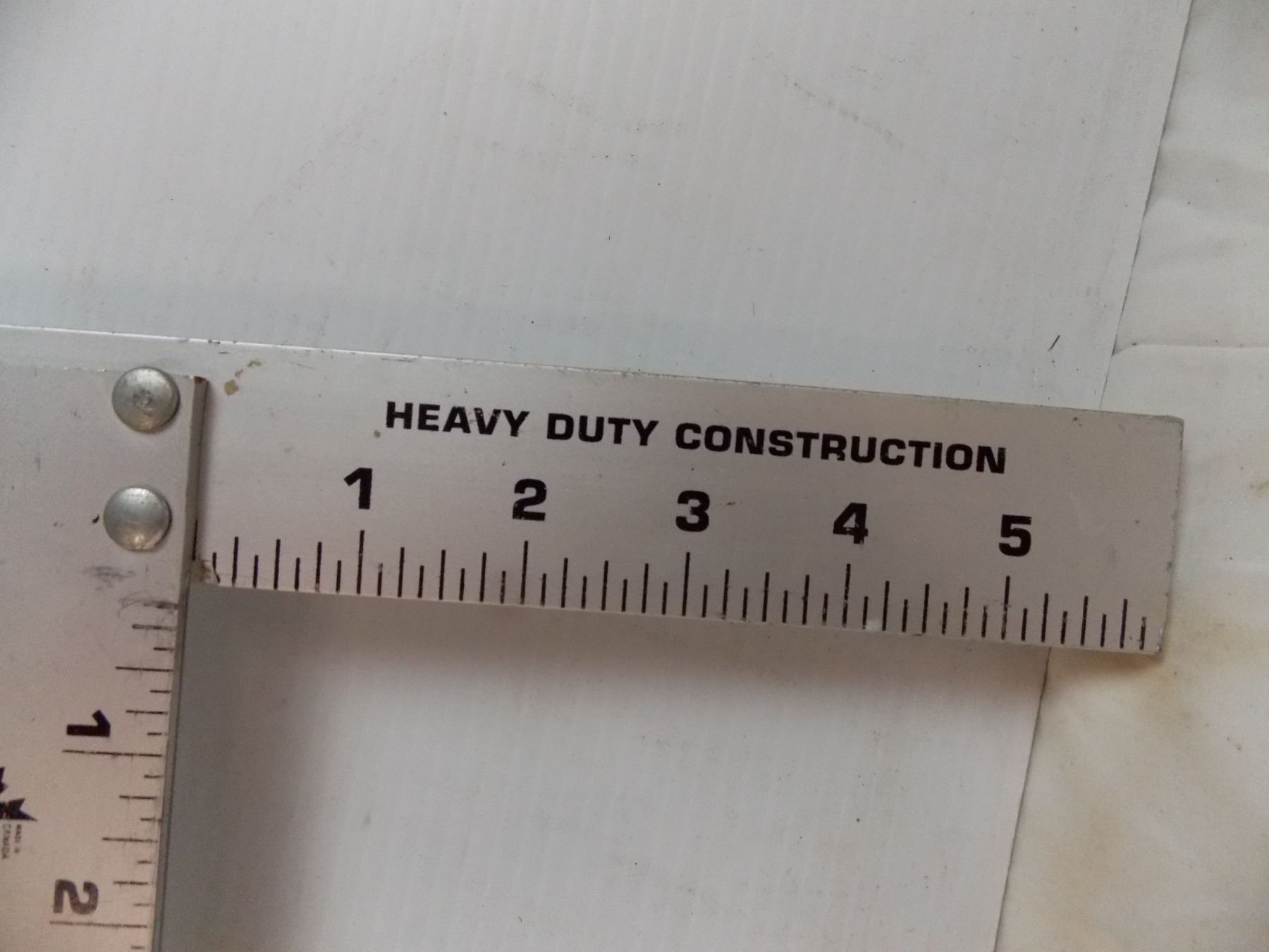 Heavy duty construction ruler 47
