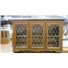 Image 3 : *wooden china cabinet with glass inserts - 2pc - 58W, 17D, 77H
