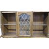 Image 4 : *wooden china cabinet with glass inserts - 2pc - 58W, 17D, 77H