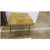 Image 1 : *vintage wooden drop leaf table - when open 40x36x30