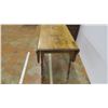 Image 8 : *vintage wooden drop leaf table - when open 40x36x30