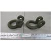 Image 1 : *2X THE BID PRICE - Green Shackle/Clevis - military grade?