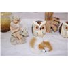 Image 2 : Owl salt&Pepper Shakers,Owl Wood carving,Misc Items