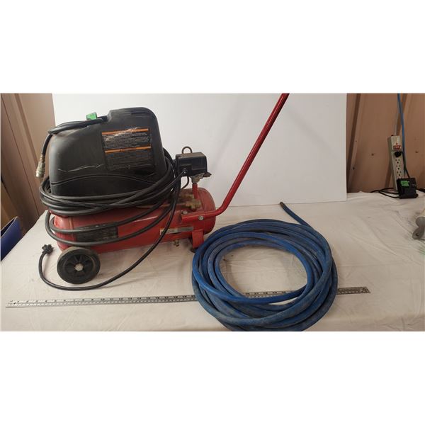 *Craftsman 2HP air compressor with spare hose - working condition