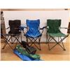 Image 1 : (3) camp chairs with bags