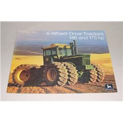 JD 7020/7520 Color Sales Brochure 4wd Tractors 146 & 175 hp