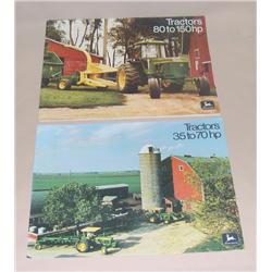 (2) JD Catalogs--35 to 75hp Tractors & 80 to 150hp w/ 4530 on cover