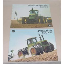 (2) JD 4wd Tractor Catalogs--8640 & 8430