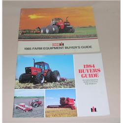 (2) IH & CaseIH Buyer's Guides--1984 & 1985 