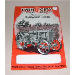 MM Twin City 17-8 Tractor Brochure