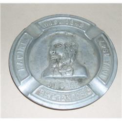 1947 JI Case Cast Metal Ashtray--Racine Wis 1842--Bettendorf, IA 1947